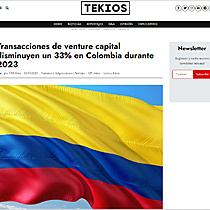 Transacciones de venture capital disminuyen un 33% en Colombia durante 2023